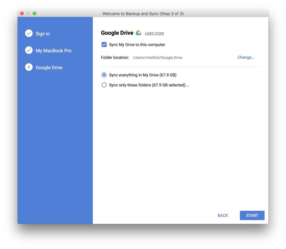 backup and sync for mac app